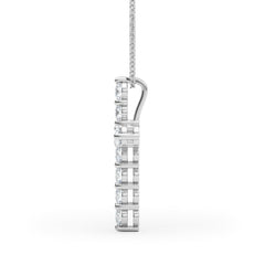 14K Gold Diamond Cross Pendant Necklace (1.00 ct) 14K Gold Diamond Cross Pendant Necklace (1.00 ct)