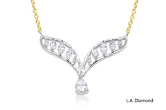 14K Gold Diamond Pendant Necklace (1.15 ctw) 14K Gold Diamond Pendant Necklace (1.15 ctw)