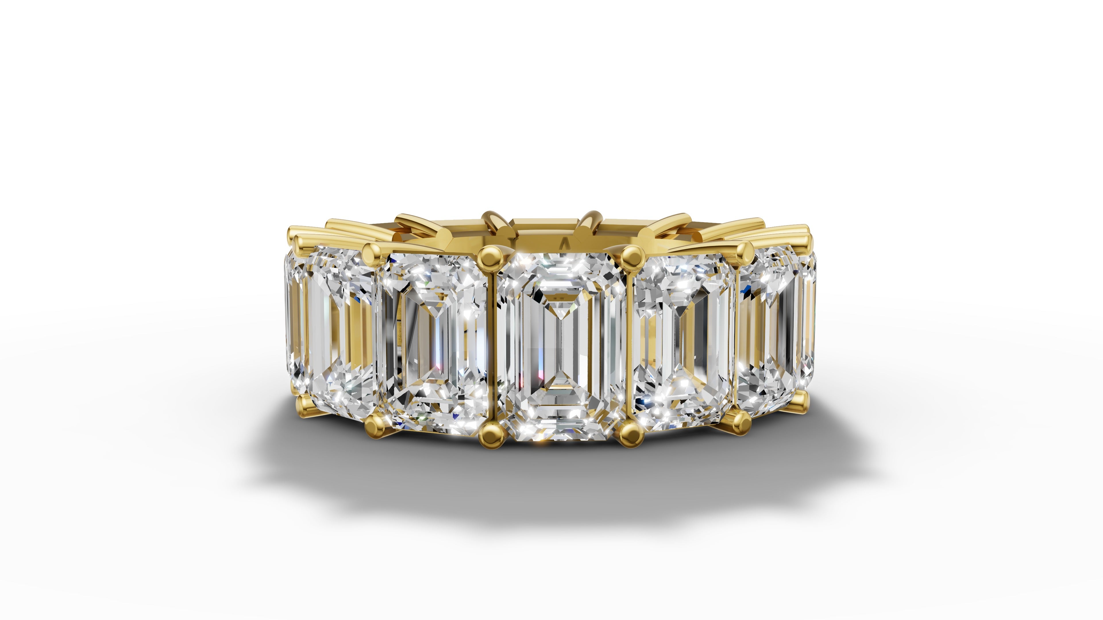 14K Gold Emerald-Cut Diamond Eternity Band (6.00 ct) 14K Gold Emerald-Cut Diamond Eternity Band (6.00 ct)