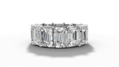 14K Gold Emerald-Cut Diamond Eternity Band (6.00 ct) 14K Gold Emerald-Cut Diamond Eternity Band (6.00 ct)