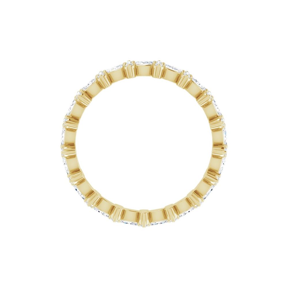 14K Gold Marquise & Round Diamond Eternity Band (5/8 ct) 14K Gold Marquise & Round Diamond Eternity Band (5/8 ct)