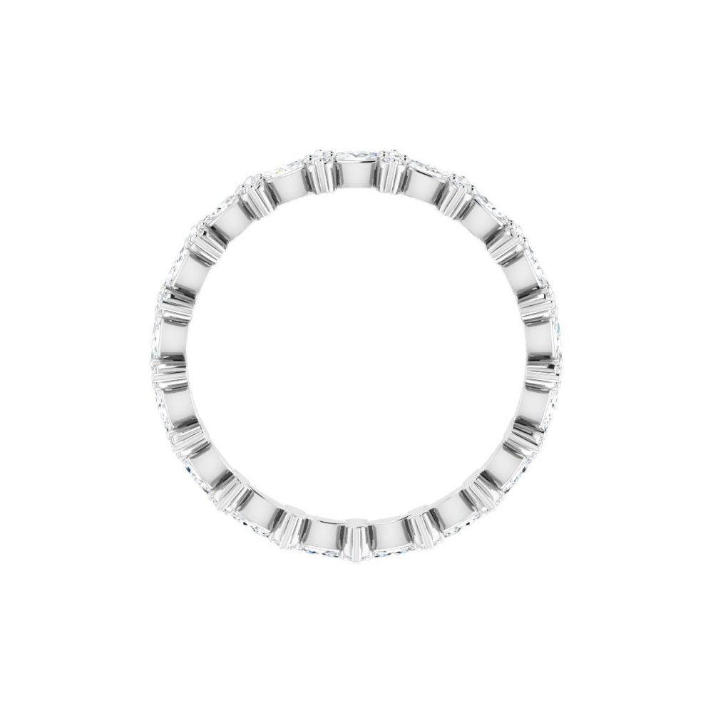 14K Gold Marquise & Round Diamond Eternity Band (5/8 ct) 14K Gold Marquise & Round Diamond Eternity Band (5/8 ct)