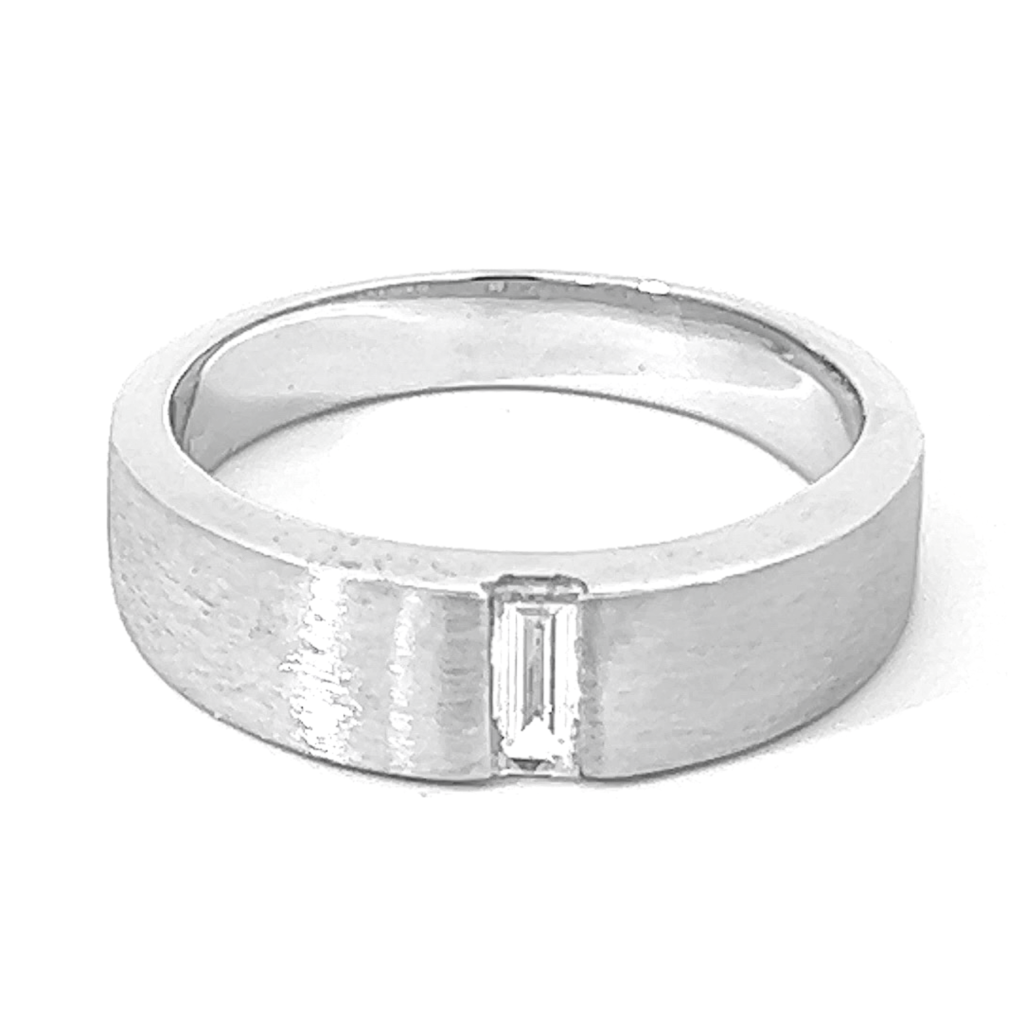 14K White Gold Diamond Baguette-Cut Wedding Band (0.30 ct T.W., 10.39 g) 14K White Gold Diamond Baguette-Cut Wedding Band (0.30 ct T.W., 10.39 g)