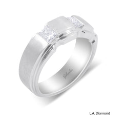 14K White Gold Diamond Emerald-Cut Wedding Band (0.85 ct T.W.) 14K White Gold Diamond Emerald-Cut Wedding Band (0.85 ct T.W.)