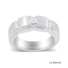 14K White Gold Diamond Emerald-Cut Wedding Band (0.85 ct T.W.) 14K White Gold Diamond Emerald-Cut Wedding Band (0.85 ct T.W.)