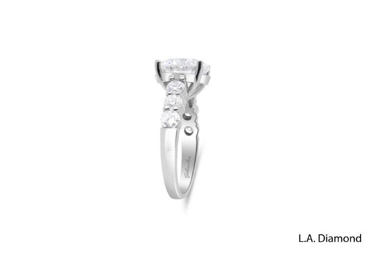14K White Gold Diamond Round Cut Engagement Ring – 2.00ct 14K White Gold Diamond Round Cut Engagement Ring – 2.00ct