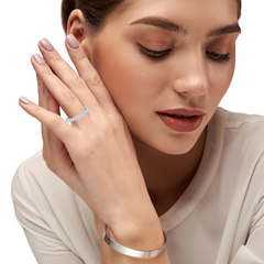 14K White Gold Diamond Round Cut Eternity Ring (1.57 ct) 14K White Gold Diamond Round Cut Eternity Ring (1.57 ct)