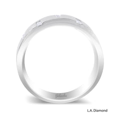 14K White Gold Diamond Round Cut Wedding Band (0.52 ct T.W.) 14K White Gold Diamond Round Cut Wedding Band (0.52 ct T.W.)