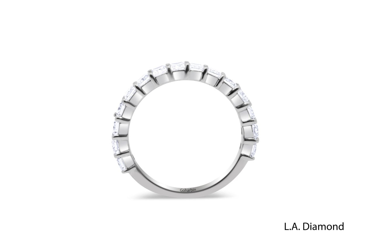 14K White Gold Radiant Diamond Wedding Band (2.13 ctw) 14K White Gold Radiant Diamond Wedding Band (2.13 ctw)