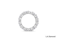14K White Gold Round Brilliant Diamond Eternity Band (4.10 ct) 14K White Gold Round Brilliant Diamond Eternity Band (4.10 ct)