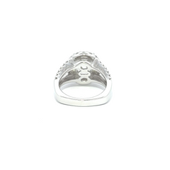 14K White Gold Round Cut Diamond Engagement Ring 14K White Gold Round Cut Diamond Engagement Ring