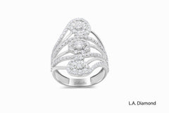 14K White Gold Round Cut Diamond Ring (1.86 ct) 14K White Gold Round Cut Diamond Ring (1.86 ct)