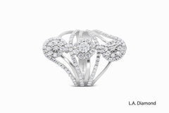 14K White Gold Round Cut Diamond Ring (1.86 ct) 14K White Gold Round Cut Diamond Ring (1.86 ct)