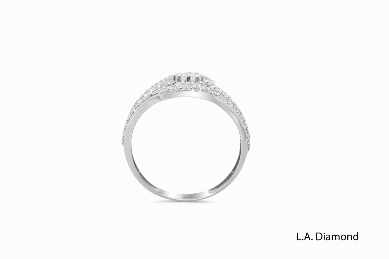 14K White Gold Round Cut Diamond Ring (1.86 ct) 14K White Gold Round Cut Diamond Ring (1.86 ct)