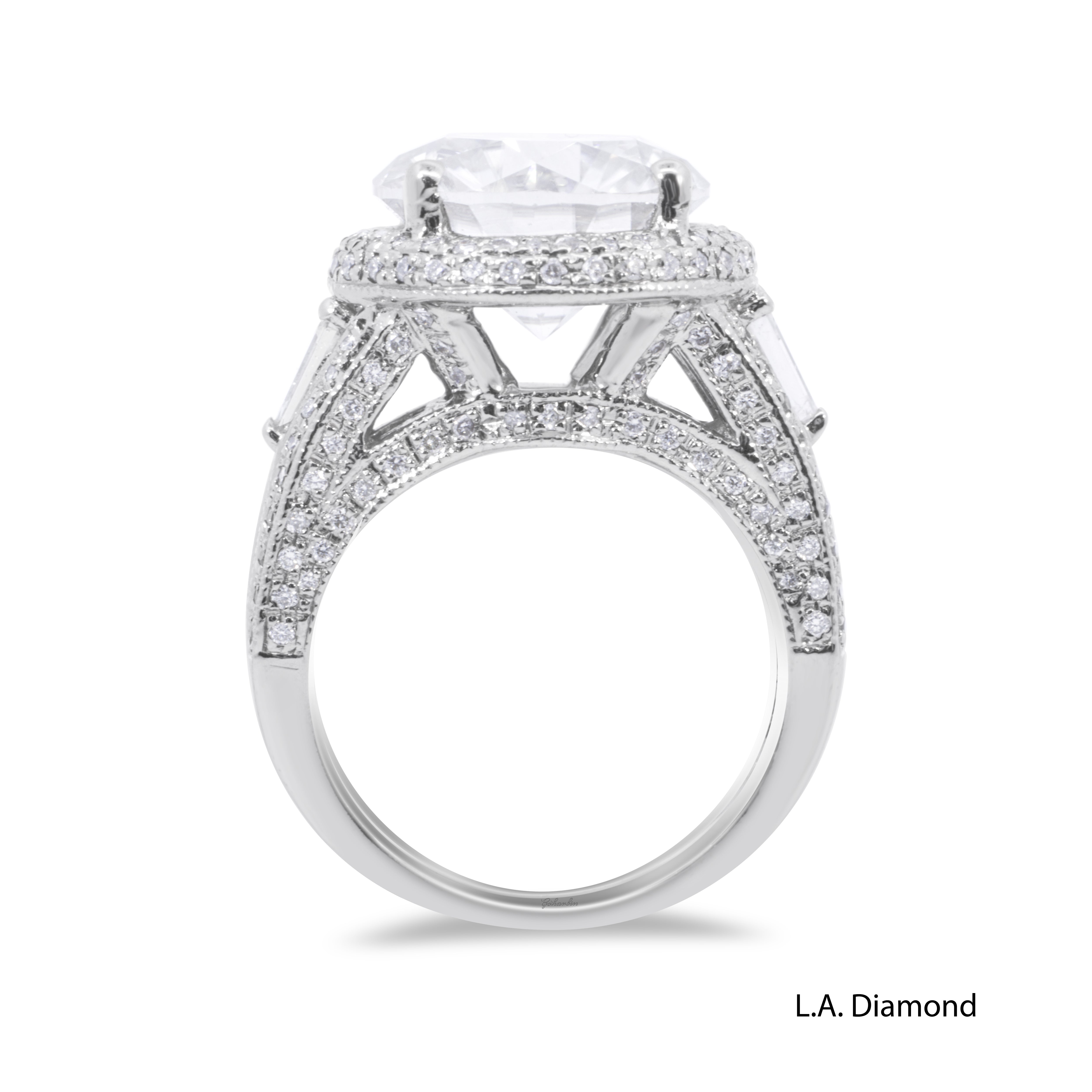 14K White Gold Round Diamond Engagement Ring (12.35 g) 14K White Gold Round Diamond Engagement Ring (12.35 g)