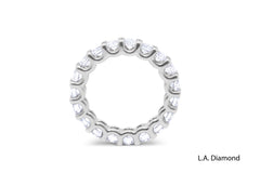 14K White Gold Round Diamond Eternity Anniversary Ring (3.25 ct) 14K White Gold Round Diamond Eternity Anniversary Ring (3.25 ct)