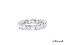 14K White Gold Round Diamond Eternity Anniversary Ring (3.25 ct) 14K White Gold Round Diamond Eternity Anniversary Ring (3.25 ct)