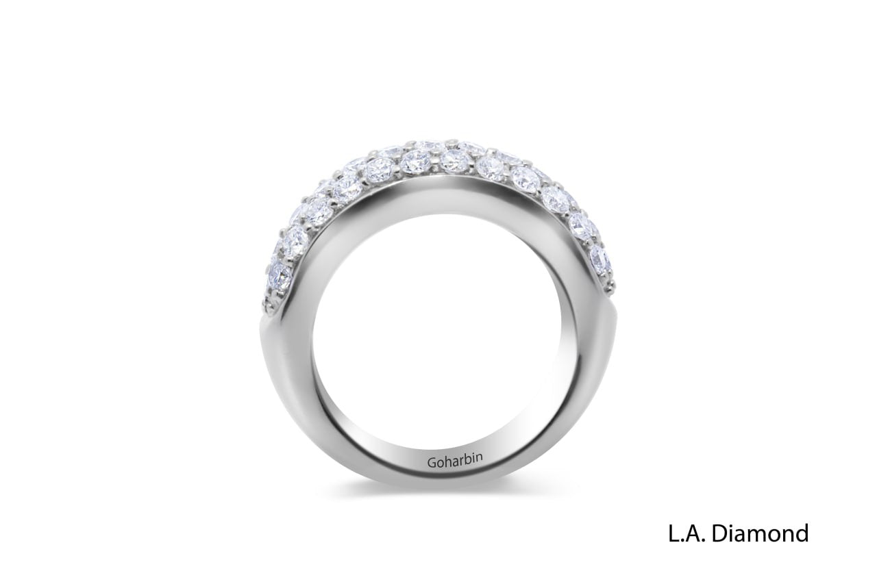 14K White Gold Round Diamond Eternity Band (2.50 ct) 14K White Gold Round Diamond Eternity Band (2.50 ct)
