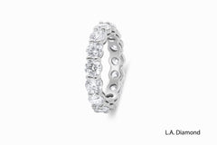 14K White Gold Round Diamond Eternity Band (4.60 ct) 14K White Gold Round Diamond Eternity Band (4.60 ct)