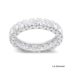 14K White Gold Round Diamond Eternity Ring (2.60 ct) 14K White Gold Round Diamond Eternity Ring (2.60 ct)