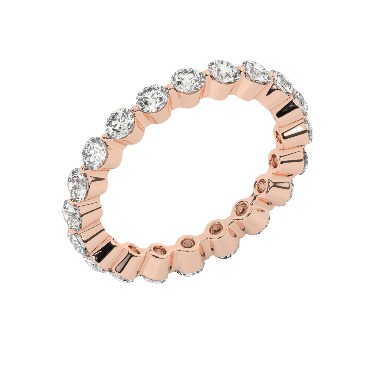 14K White Gold Round Diamond Ring (1.50 ct) 14K White Gold Round Diamond Ring (1.50 ct)