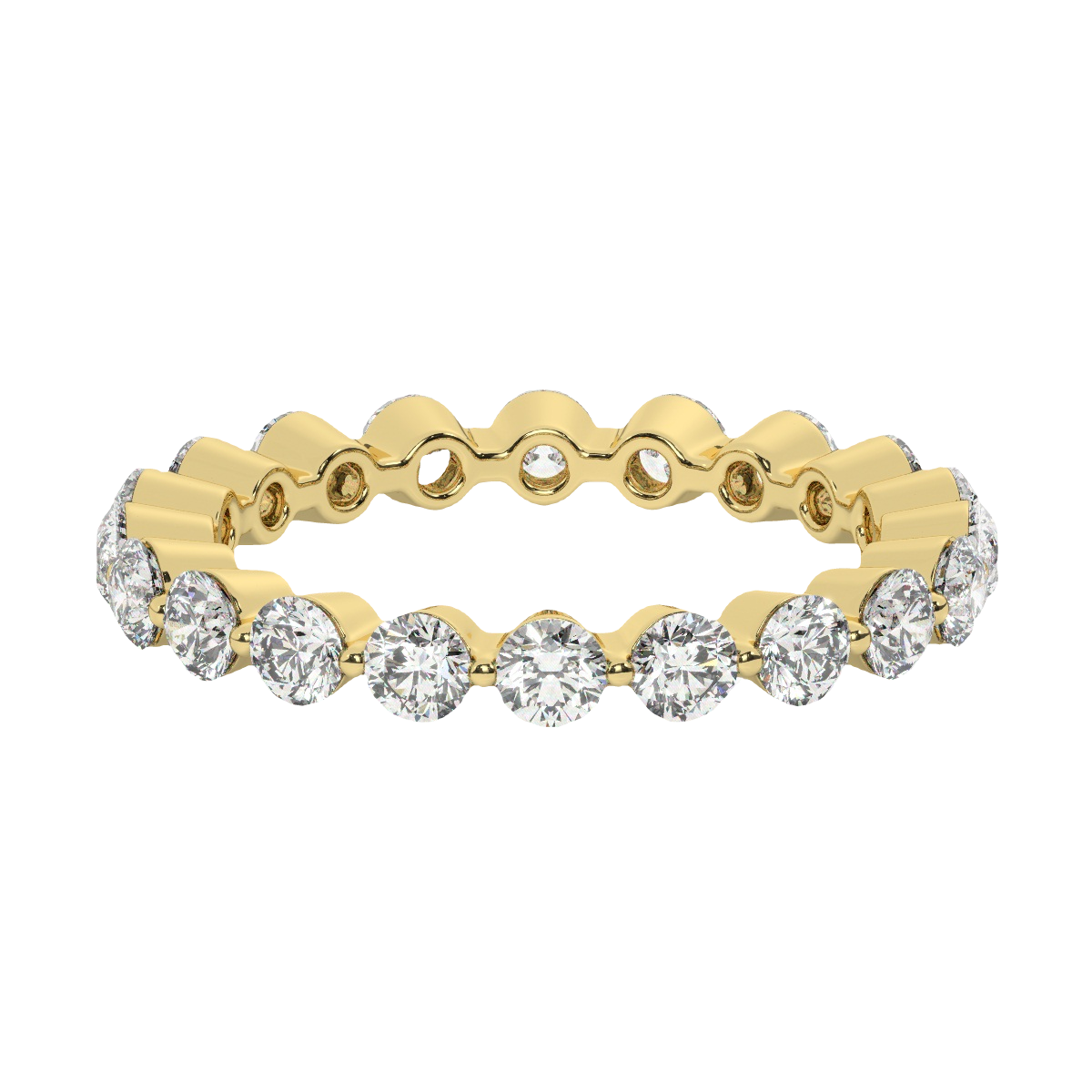 14K White Gold Round Diamond Ring (1.50 ct) 14K White Gold Round Diamond Ring (1.50 ct)