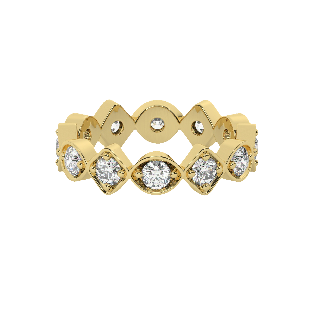 14K White Gold Round Diamond Wedding Ring (1.20 ct) 14K White Gold Round Diamond Wedding Ring (1.20 ct)