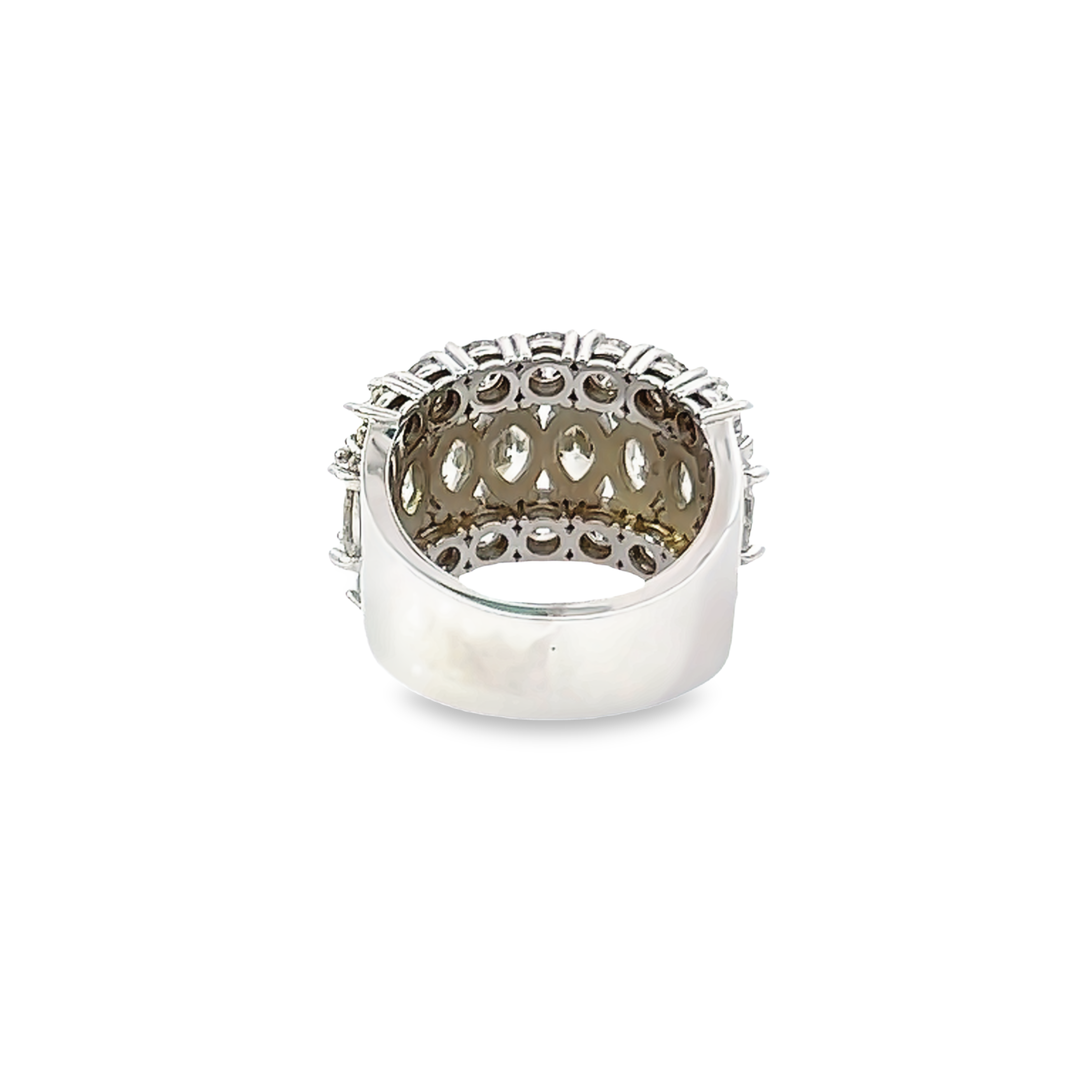 14K White Gold Round & Marquise Diamond Wedding Band (3.10 ct) 14K White Gold Round & Marquise Diamond Wedding Band (3.10 ct)