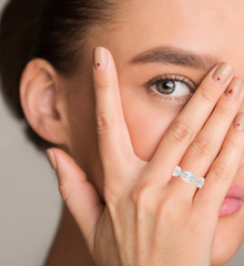 18K White Gold Round Diamond Wedding Ring (0.28 ct) 18K White Gold Round Diamond Wedding Ring (0.28 ct)