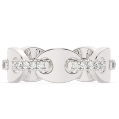18K White Gold Round Diamond Wedding Ring (0.28 ct) 18K White Gold Round Diamond Wedding Ring (0.28 ct)