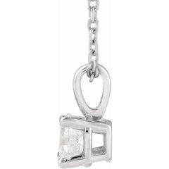 1 Carat Round Floating Diamond Pendant in 14K Gold 1 Carat Round Floating Diamond Pendant in 14K Gold