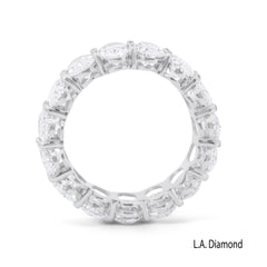Platinum Oval Cut Diamond Eternity Band (7.65 ct) Platinum Oval Cut Diamond Eternity Band (7.65 ct)