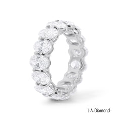 Platinum Oval Cut Diamond Eternity Band (7.65 ct) Platinum Oval Cut Diamond Eternity Band (7.65 ct)