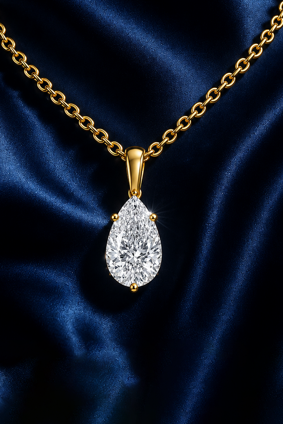 Pear diamond ring