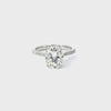 14K White Gold Round Cut Diamond Semi-Mount Engagement Ring (0.45 ct) 14K White Gold Round Cut Diamond Semi-Mount Engagement Ring (0.45 ct)