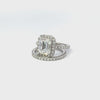 14K White Gold Emerald Cut Diamond Engagement Ring (3.90 g) 14K White Gold Emerald Cut Diamond Engagement Ring (3.90 g)