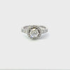 14K White Gold Round Diamond Engagement Ring 14K White Gold Round Diamond Engagement Ring