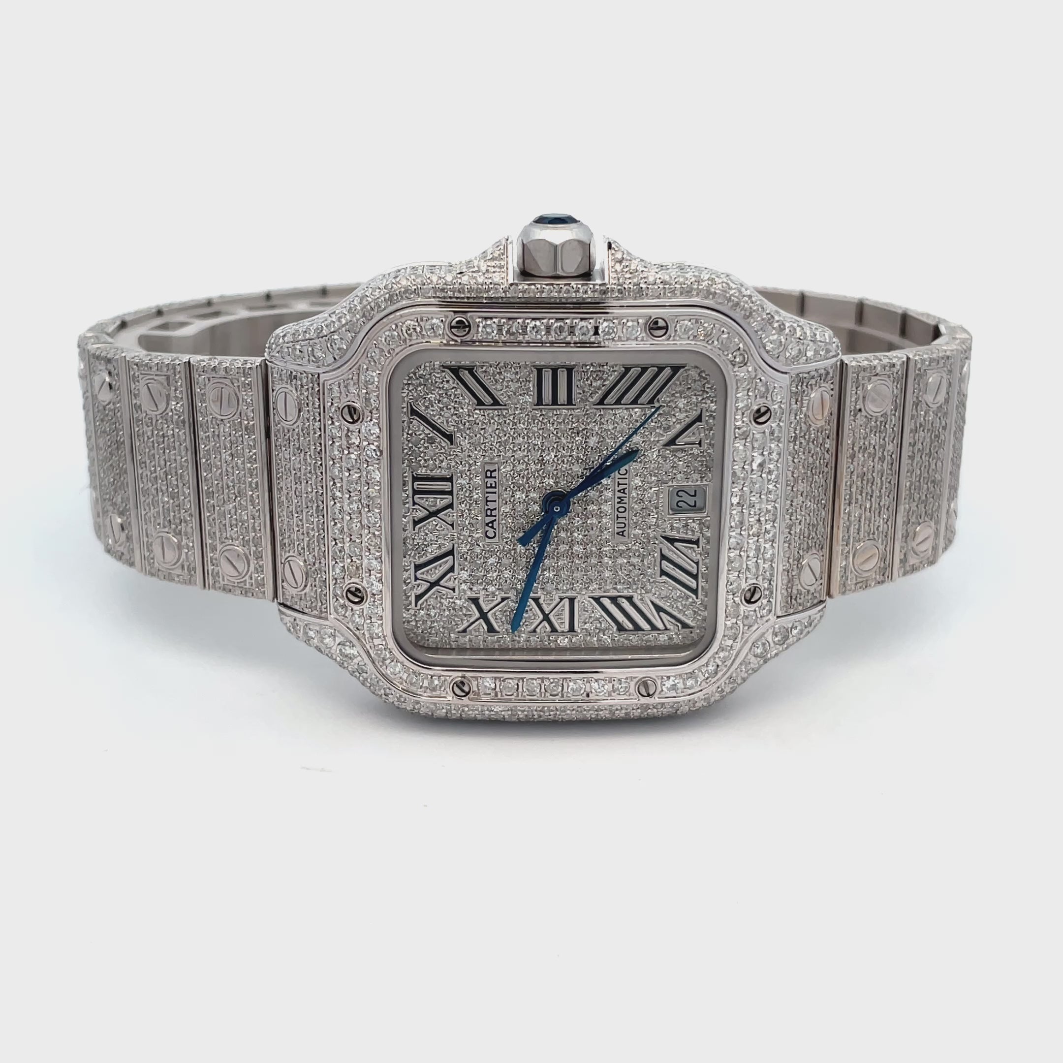 Never Worn Authentic Cartier Santos Automatic Watch 40mm Never Worn Authentic Cartier Santos Automatic Watch 40mm