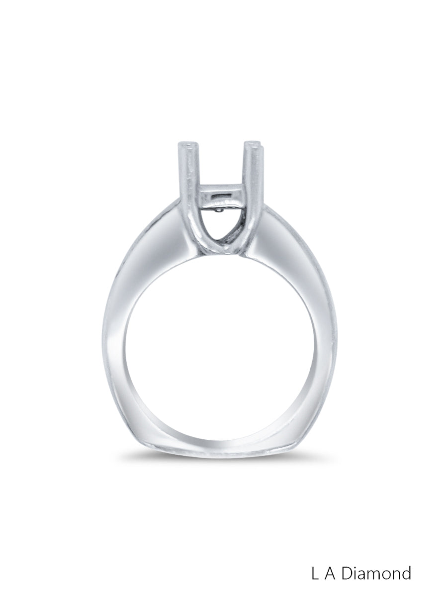 14K White Gold Baguette Cut Diamond Engagement Ring (0.70 ct) 14K White Gold Baguette Cut Diamond Engagement Ring (0.70 ct)