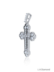 14K White Gold Diamond Classic Cross Necklace Pendant (0.81 ct) 14K White Gold Diamond Classic Cross Necklace Pendant (0.81 ct)