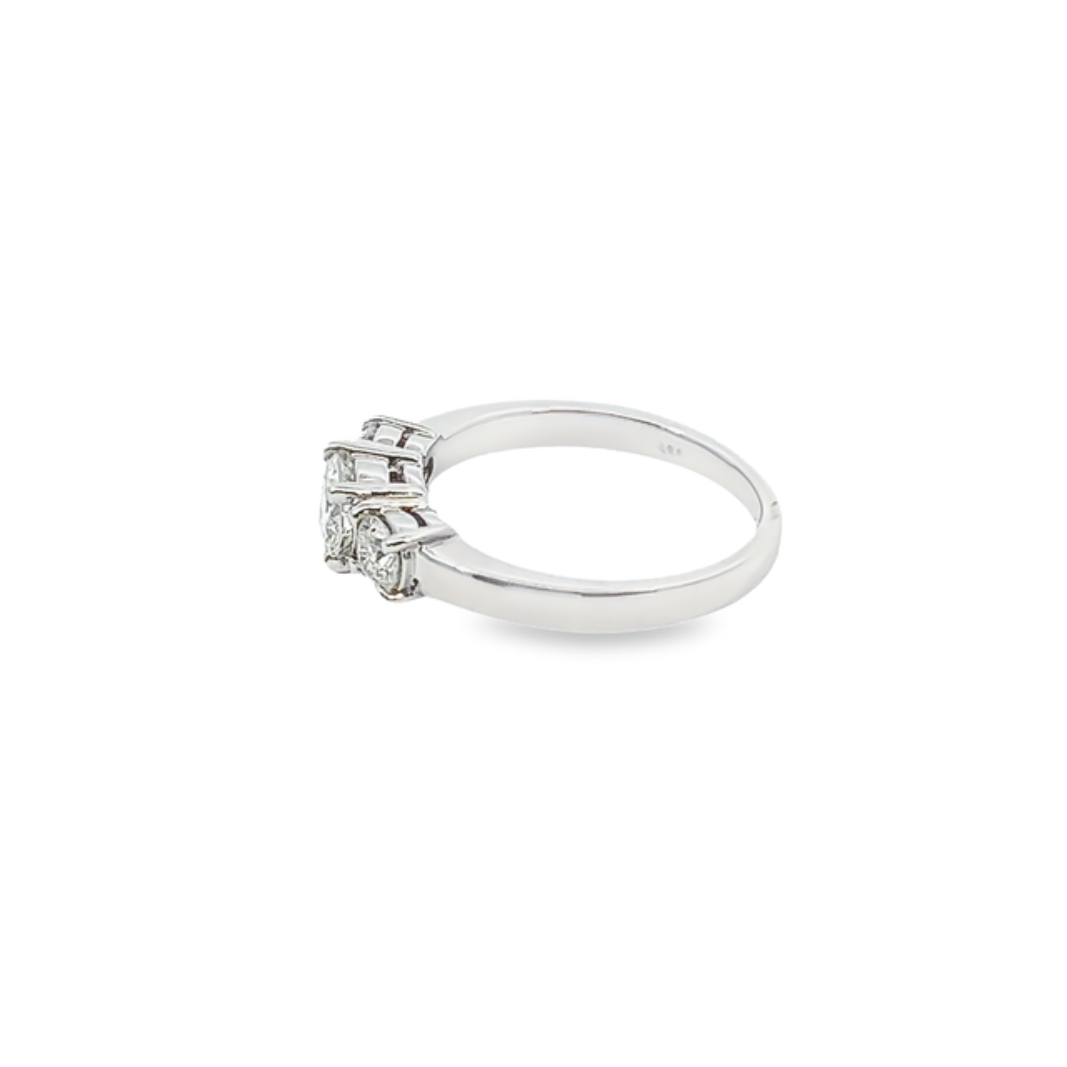 14K White Gold Diamond Round Cut Engagement Ring – 0.60ct 14K White Gold Diamond Round Cut Engagement Ring – 0.60ct