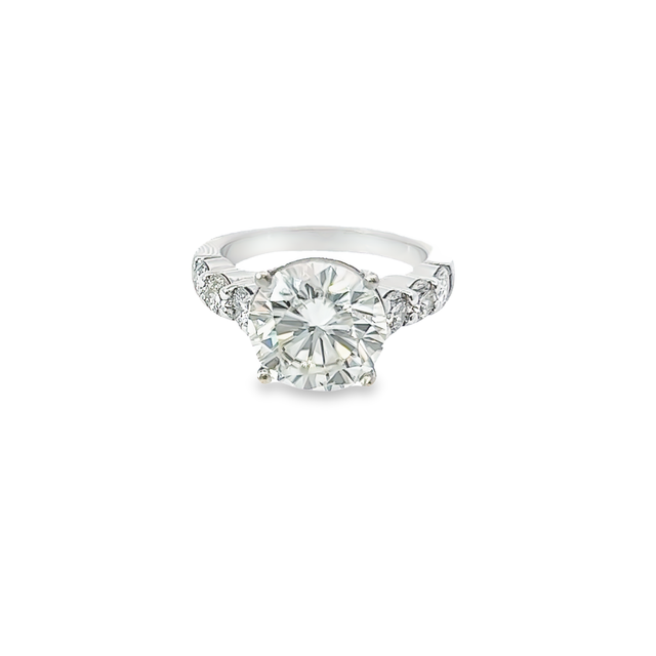 14K White Gold Diamond Round Cut Engagement Ring – 2.00ct 14K White Gold Diamond Round Cut Engagement Ring – 2.00ct