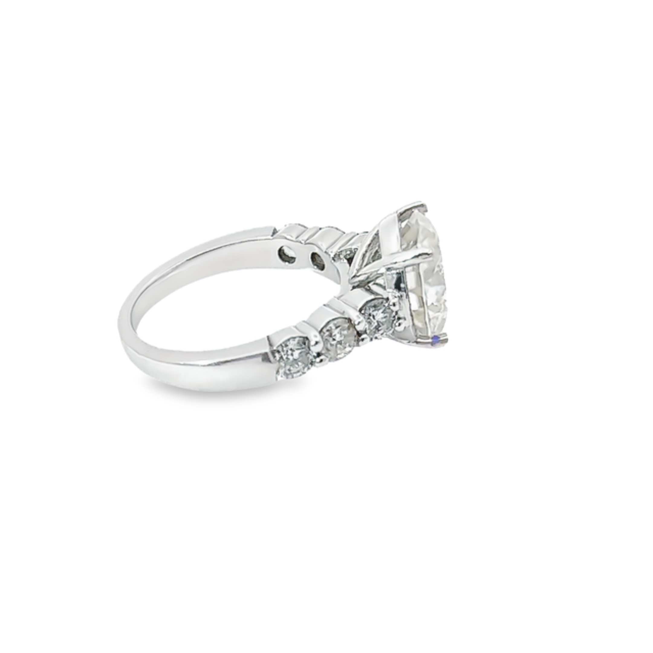 14K White Gold Diamond Round Cut Engagement Ring – 2.00ct 14K White Gold Diamond Round Cut Engagement Ring – 2.00ct