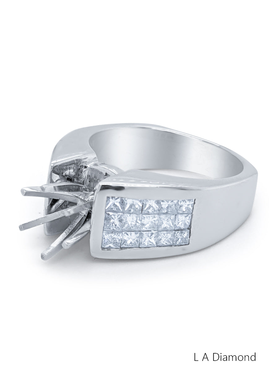 14K White Gold Multiple Radiant-Cut Diamond Engagement Ring (1.41 ct) 14K White Gold Multiple Radiant-Cut Diamond Engagement Ring (1.41 ct)