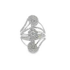 14K White Gold Round Cut Diamond Ring (1.86 ct) 14K White Gold Round Cut Diamond Ring (1.86 ct)