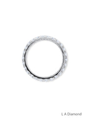 14K White Gold Round Diamond Eternity Band (0.75 ct) 14K White Gold Round Diamond Eternity Band (0.75 ct)