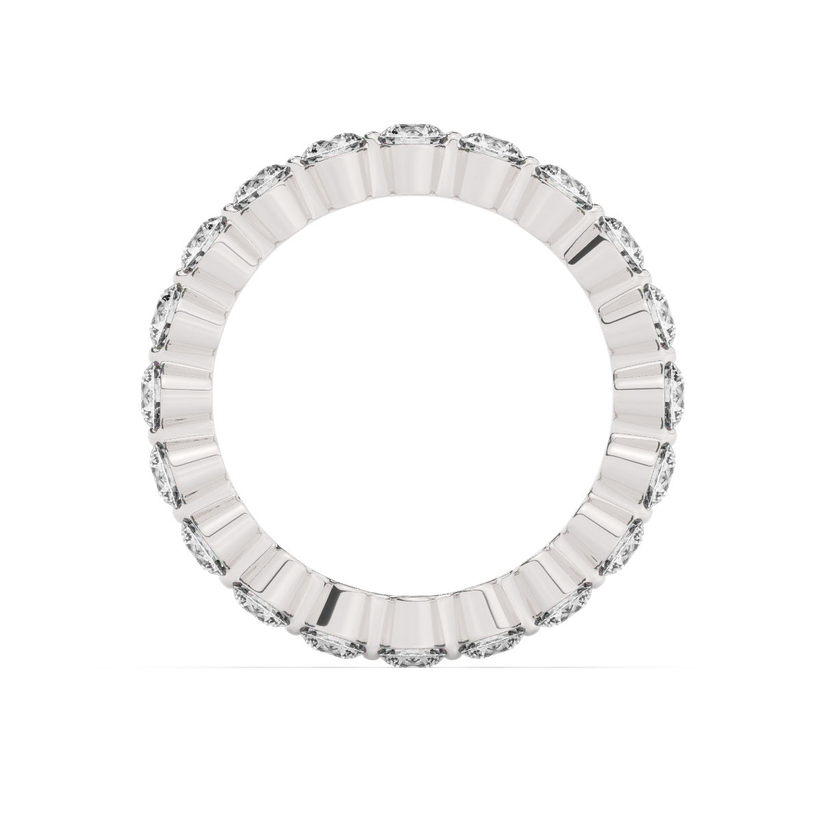 14K White Gold Round Diamond Ring (1.50 ct) 14K White Gold Round Diamond Ring (1.50 ct)