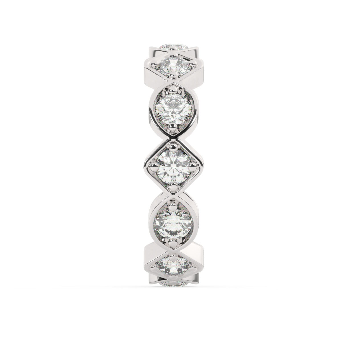14K_White_Gold_Round_Diamond_Wedding_Ring_1.20_ct_ 14K_White_Gold_Round_Diamond_Wedding_Ring_1.20_ct_