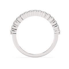 14k White Gold Round Diamond Wedding Ring (0.68 ct)_ 14k White Gold Round Diamond Wedding Ring (0.68 ct)_