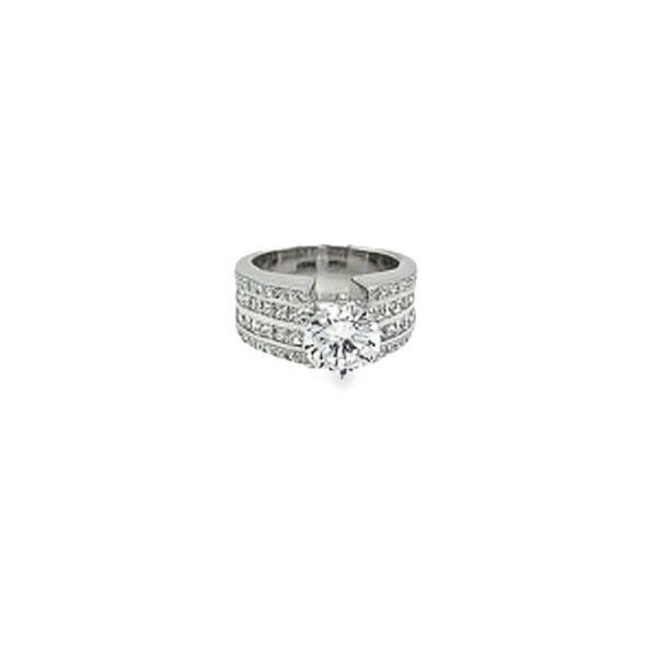 18K White Gold Composite Round Diamond Frame Multi-Row Ring (2.20 ct) 18K White Gold Composite Round Diamond Frame Multi-Row Ring (2.20 ct)
